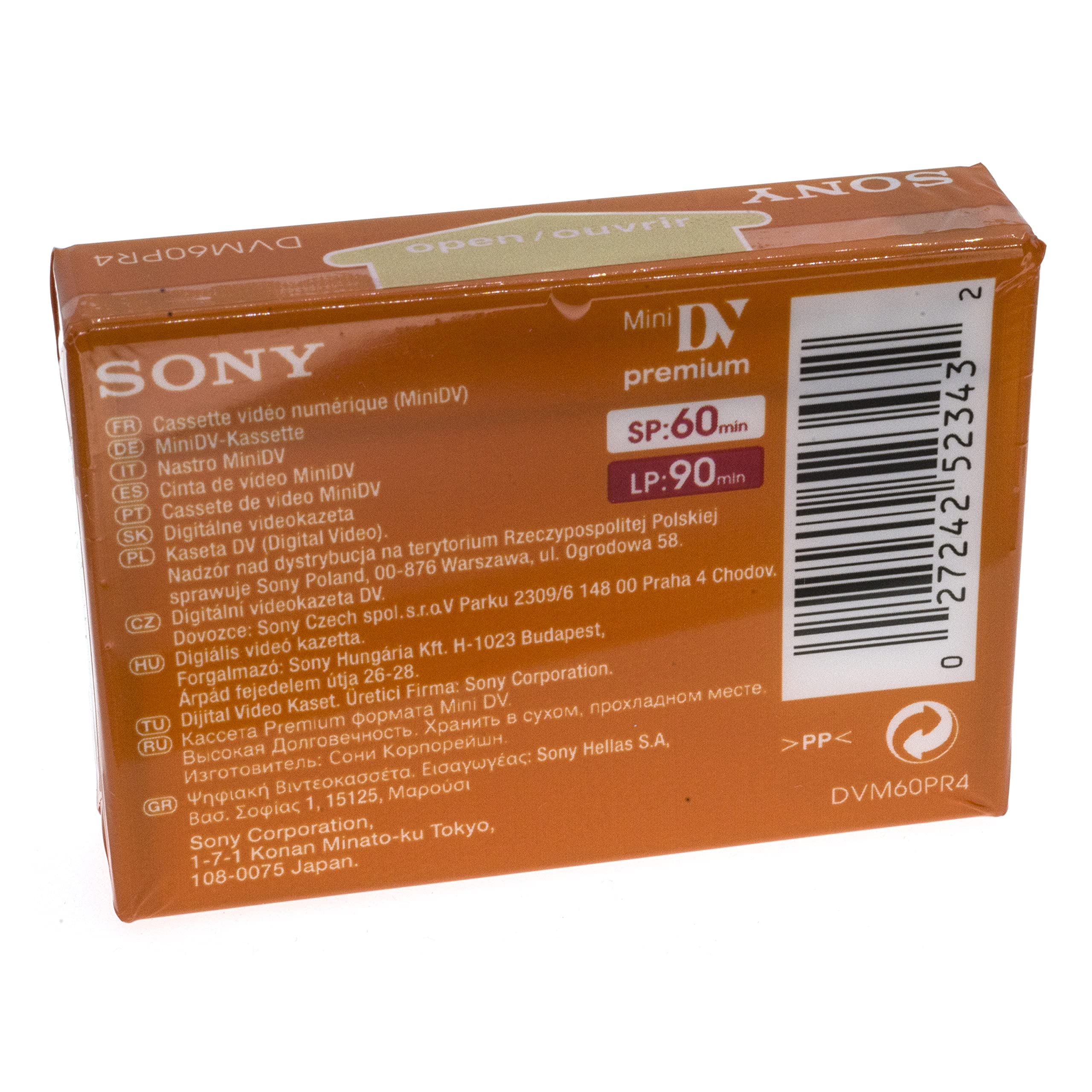 Amazon.com: Sony Premium Grade DVC Camcorder Videotape Cassette